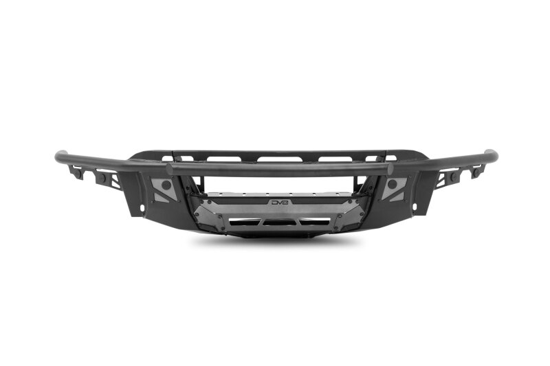 Ford F-150 Front Bumper - DV8 Offroad - Tube, Prerunner - Micro-texture black with gray skid plate accents - `21-`23
